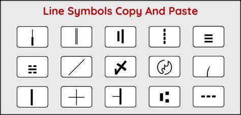 Line Symbols Copy and Paste ┃ │ ╏ ║ 〣