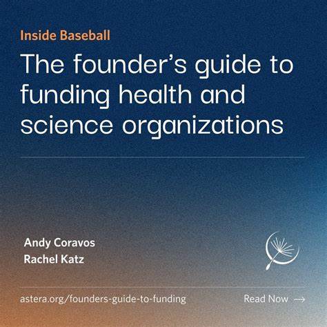 The founder's guide to funding health and science organizations [pdf]