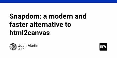 SnapDOM is a super-fast HTML2Canvas alternative
