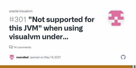 VisualVM "not supported for this JVM" on all local applications?