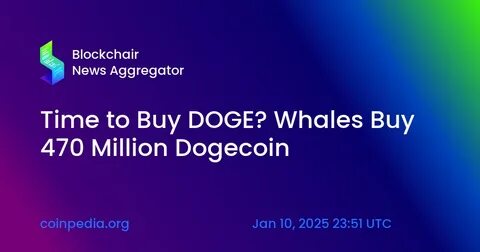 Time to Buy DOGE? Whales Buy 1 Billion Meme Coins - Coinpedia Fintech News