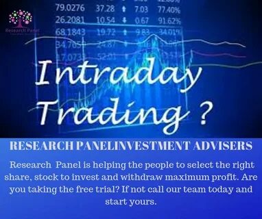 What is the Timing of Intraday Trading?