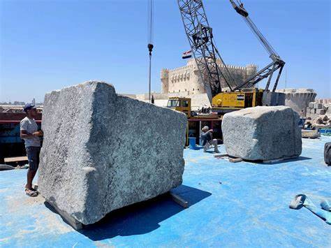 Lighthouse of Alexandria Rises Again as Giant Blocks Resurface After 2000 Years
