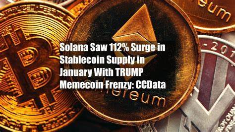 Stablecoin Supply on SOL Surged by 112% in January With TRUMP Memecoin 