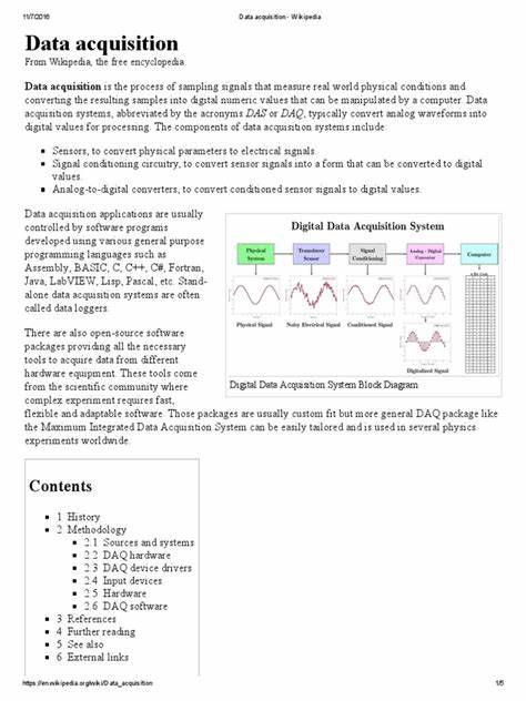 Data acquisition - Wikipedia