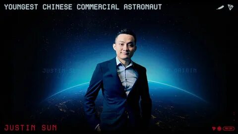 Justin Sun to Become Youngest Chinese Commercial Astronaut with Blue Origin’s New Shepard
