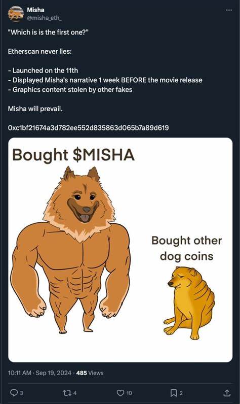 New Narrative Alert: Misha Vitalik Buterins Dog Appears Out Of No Where - 99Bitcoins