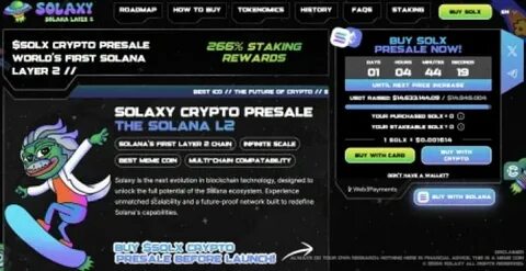 Solaxy Price Prediction: Can $SOLX 100X After Listing On Major Or Will New Surging Altcoin Steal the Show? - CoinCentral