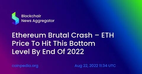 Ethereum (ETH) Crashes to $2000; Experts find New Best Alternative For High Returns During the Next Bull Market - CryptoDaily