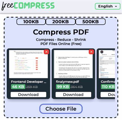 Free Online Image and PDF Local Compression Tool