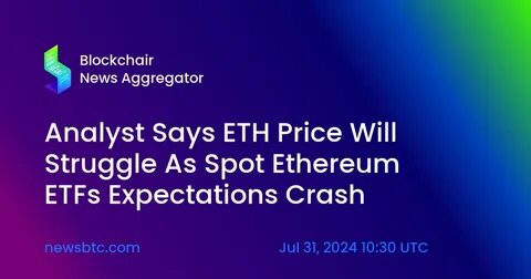 ETH dips 6% as analyst says further pain awaits - CoinJournal
