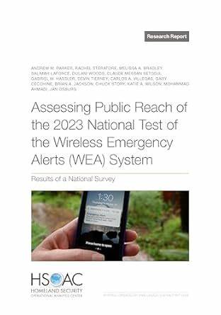 Assessing Public Reach of the 2023 National Test of the Wireless Emergency Alert [pdf]