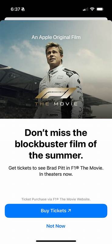 Ad for 'F1' in Apple TV App Linked Directly to Web, Nothing Bad Seemed to Happen