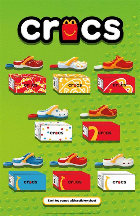 McDonald's teams up with Crocs for special Happy Meal toy