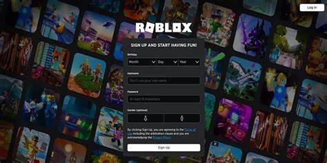 Log in to Roblox