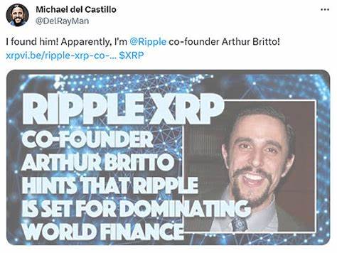 Ripple-Mitgründer Arthur Britto zurück: Neue Impulse und Rekordaktivität bei XRP