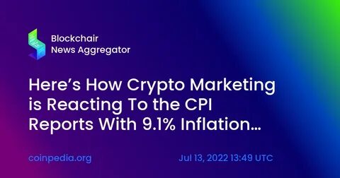 Consumer Price Index (CPI) For July To Be Released On Wednesday - How Will Crypto Prices React? - The Cryptonomist