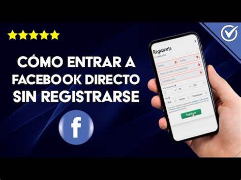 Cómo entrar directo a tu Facebook sin poner la contraseña - CCM