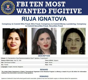 OneCoin's 'Cryptoqueen' Lands on FBI's Most Wanted List - Decrypt