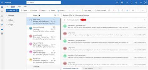 Summarize an email thread with Copilot in Outlook