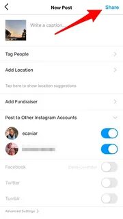 How to post a photo to multiple Instagram accounts at the same time - Mashable