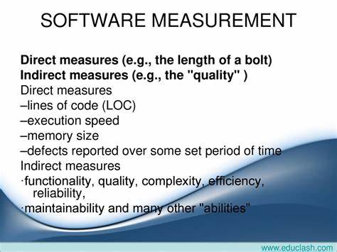 Measurement in Early Software