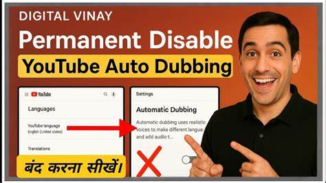 How to Disable Auto Dubbing?