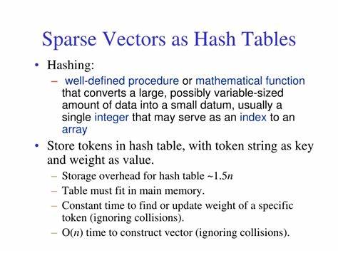 Efficiency of a Sparse Hash Table