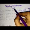 Calendar Repetition