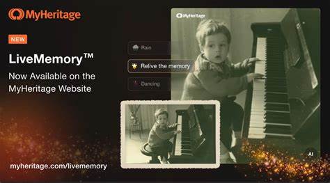 MyHeritage – Improved LiveMemory