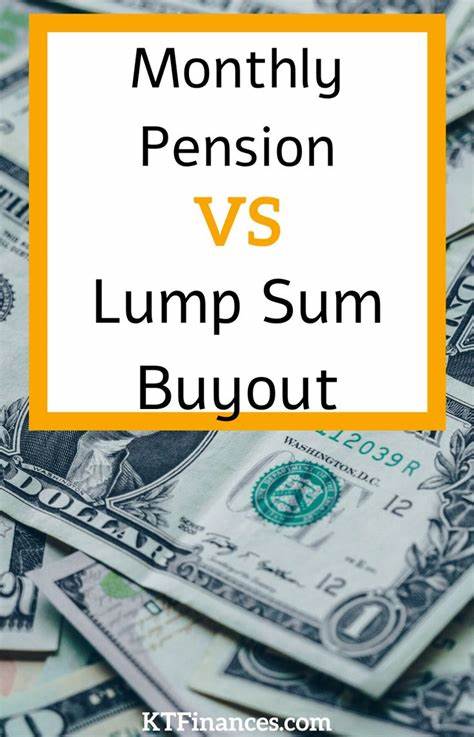Lump Sum or Monthly Pension: What's the Best Choice of $250K vs. $2,750 a Month? - Yahoo Finance