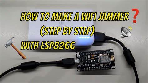 FazJammer: ESP8266 Bluetooth & Wi-Fi & 2.4GHz Band Jammer