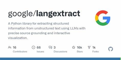 LangExtract: Python library for extracting structured data from language models