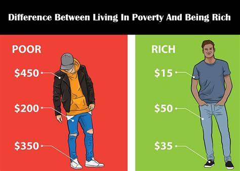 what makes a rich person to want to become poor?