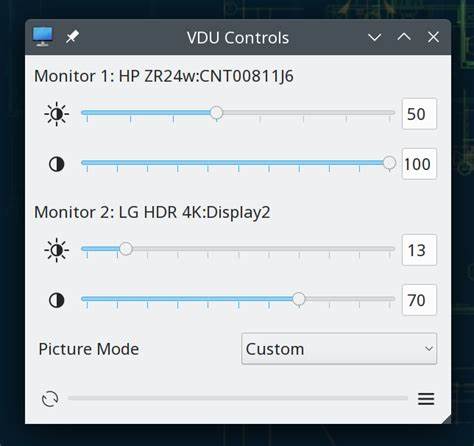 Vdu_controls – automatically control external monitor brightness on Linux