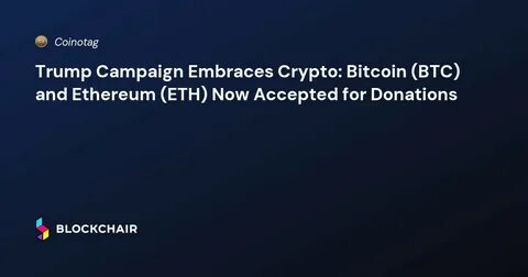 Bitcoin, ether extend slide despite Trump’s embrace of crypto