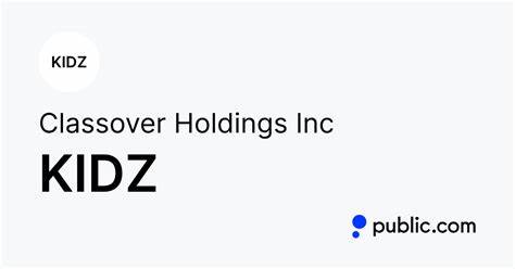 Classover Holdings (KIDZ) Stock Soars 510% After Strategic Crypto Treasury Shift - Classover Holdings (NASDAQ:KIDZ) - Benzinga