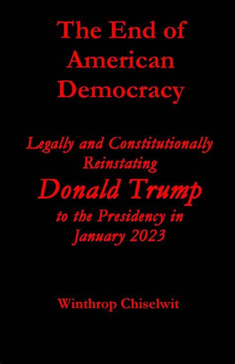 The End of US Democracy