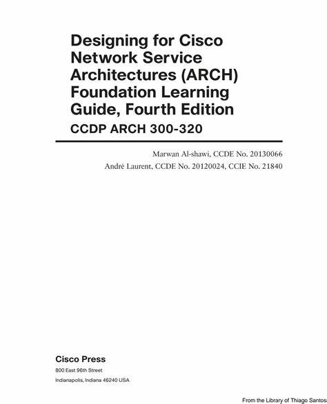 Designing for Cisco Network Service Architectures (ARCH) Foundation 