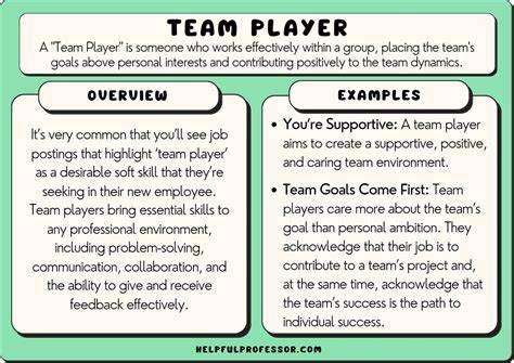 TEAM PLAYER - Definition & Meaning - Reverso English Dictionary
