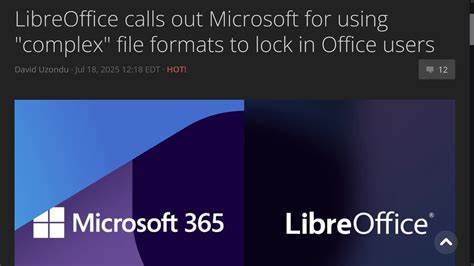 LibreOffice slams Microsoft for locking in Office users w/ complex file formats