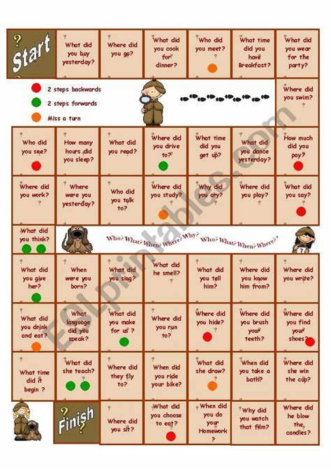Past Tense Game - Online ESL Games