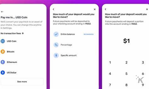 Now get your paycheck deposited into Coinbase - coinbase.com