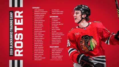 RELEASE: Blackhawks Announce 2024 Training Camp Roster