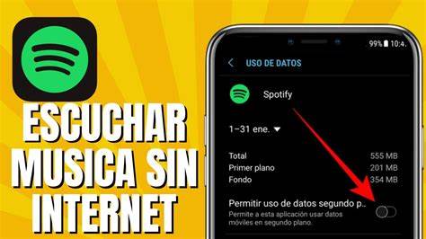 Descarga música y podcasts para escuchar sin conexión