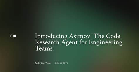 Asimov: The Code Research Agent for Engineering Teams