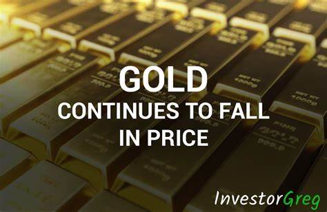 Gold Futures Fall on Strengthening Dollar