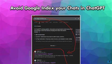 ChatGPT Chats Were Indexed Then Removed from Search but Still Remain Online