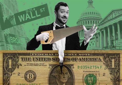 And now for Washington’s next trick — sawing the dollar’s value in half