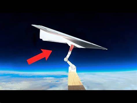 Could a Paper Plane Thrown from the ISS Survive the Flight?